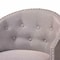 Baxton Studio Theron MidCentury  Grey Fabric and Espresso Brown Finished Wood 2Piece Swivel Counter Stool Set 225-2PC-12972-ZORO - alternate 5